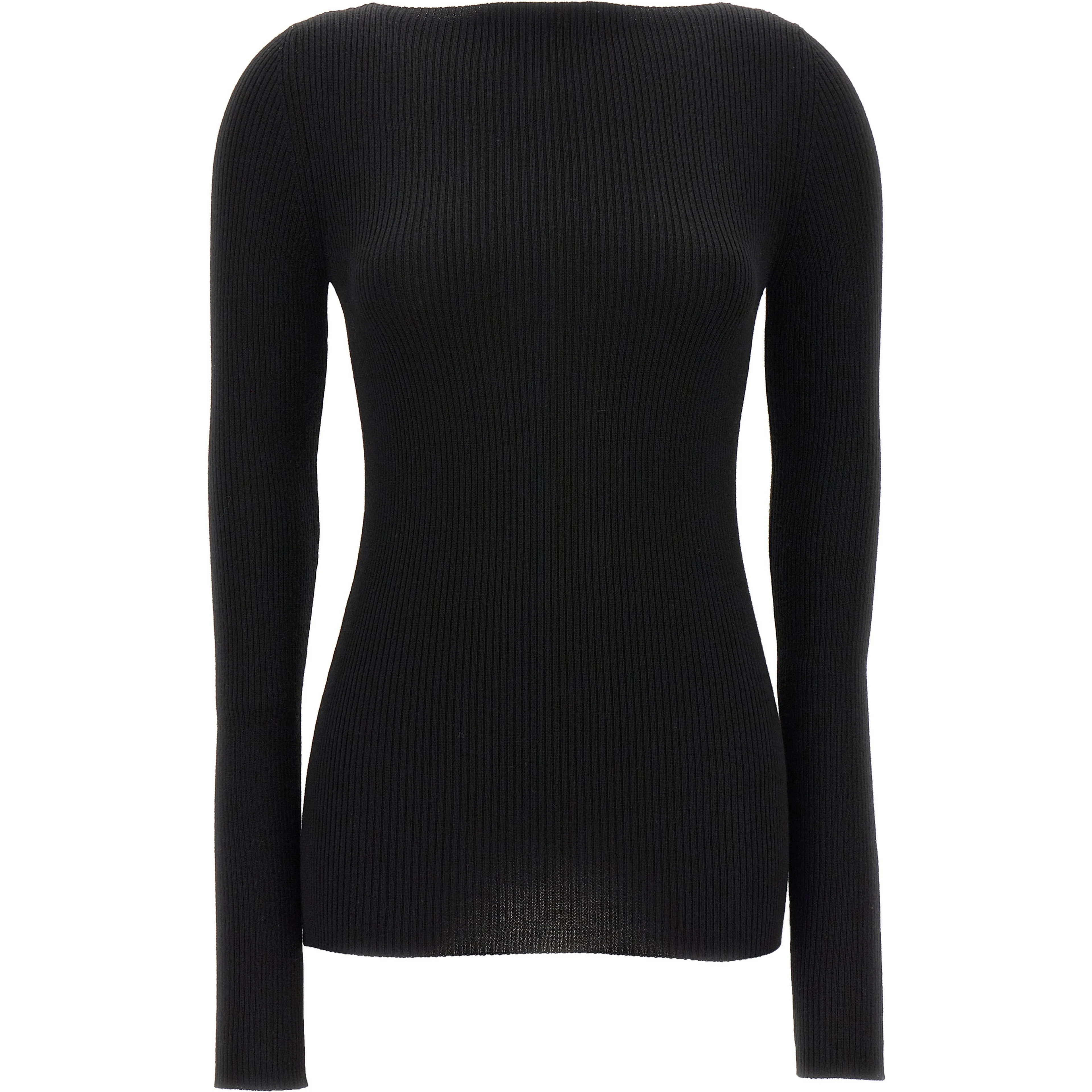 Black Wool Cardigan