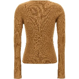Beige Silk Cardigan