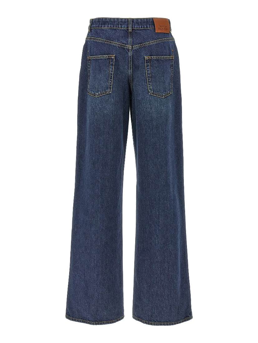 Blue Cotton Jeans Denim