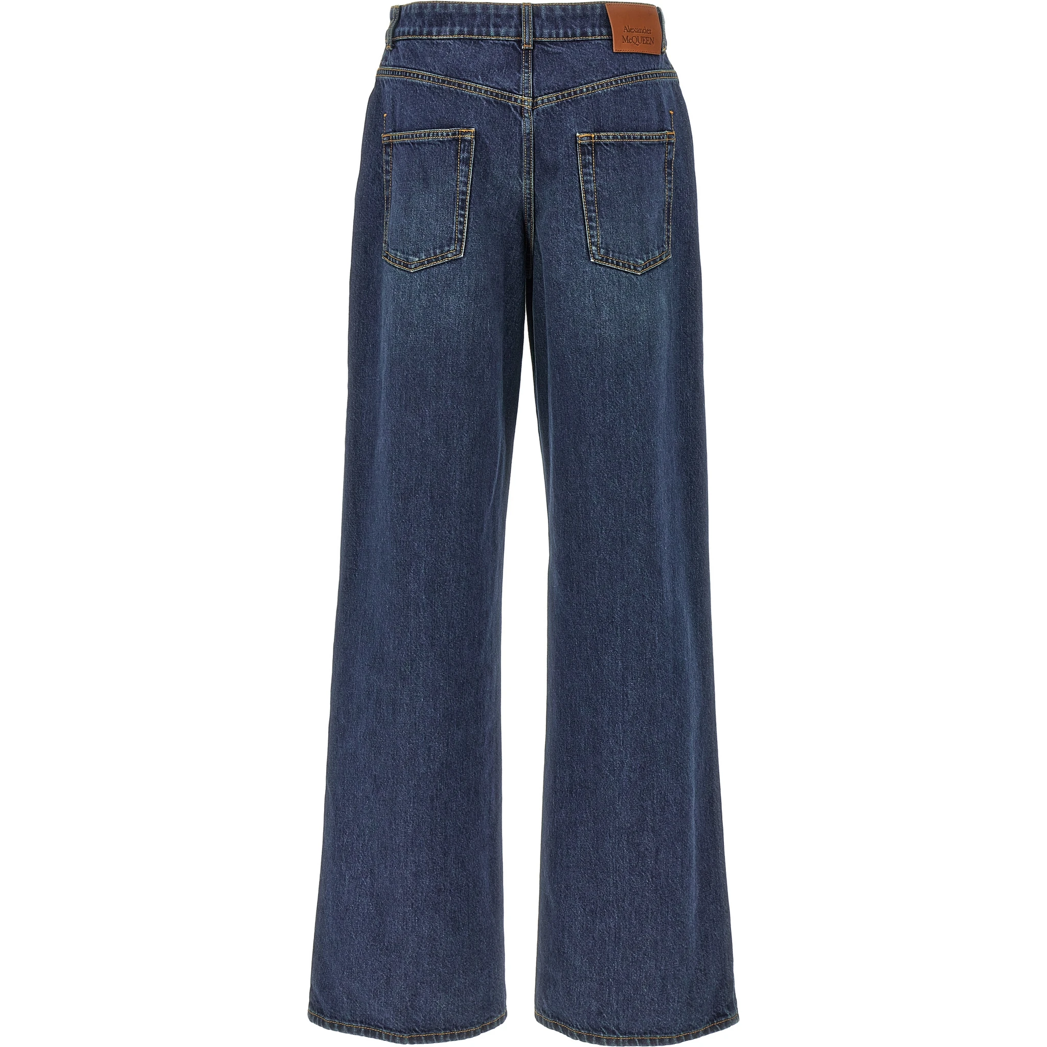 Blue Cotton Jeans Denim