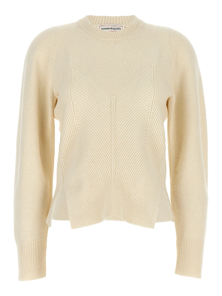 White Wool Cardigan