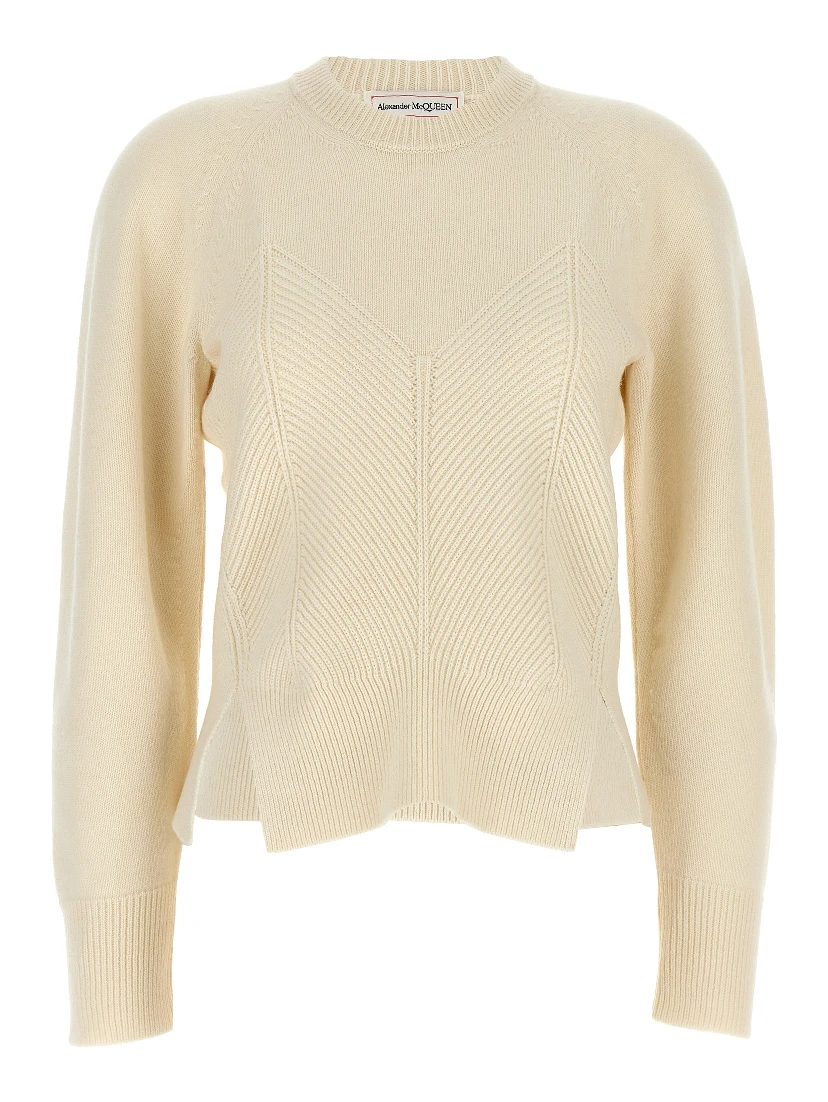 White Wool Cardigan