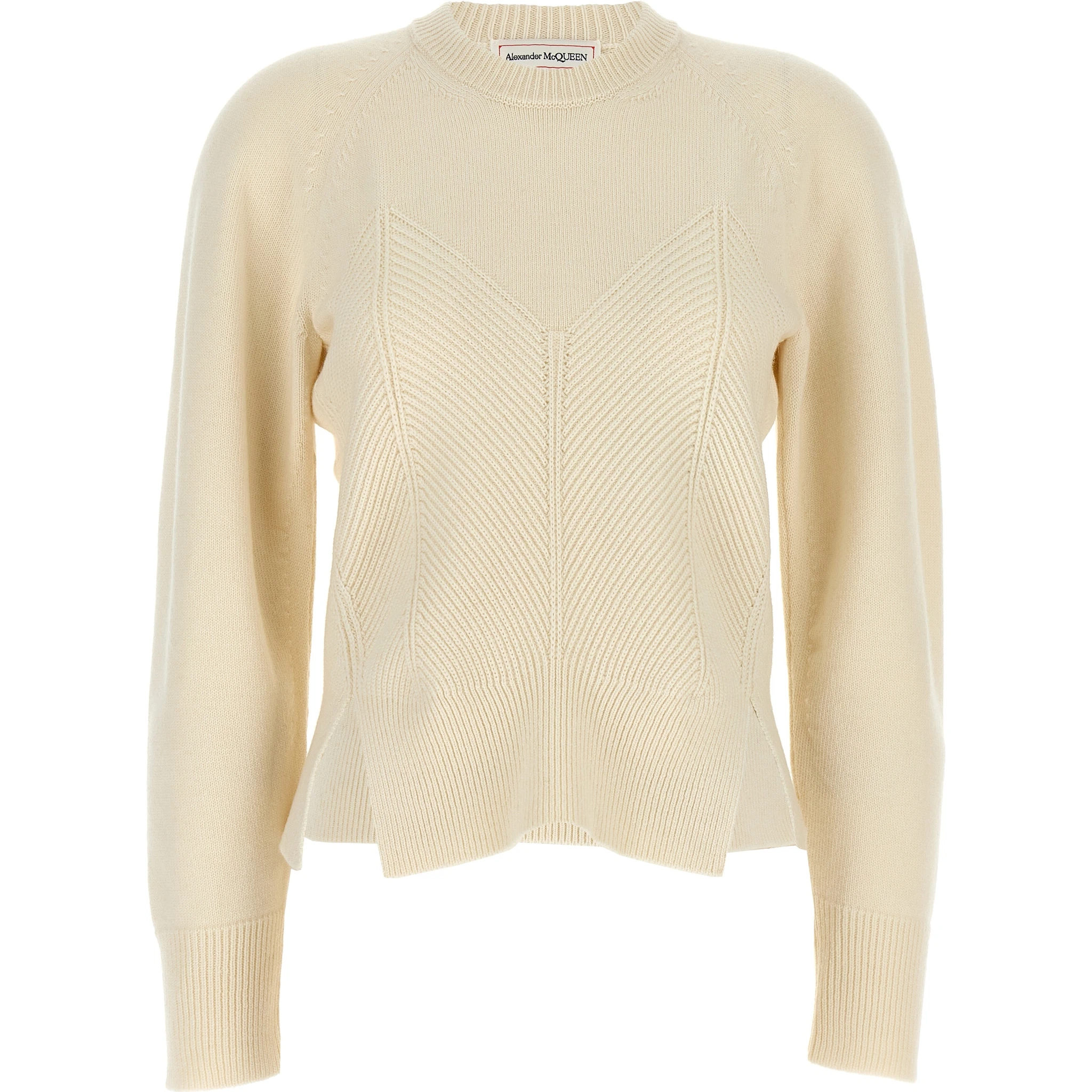 White Wool Cardigan