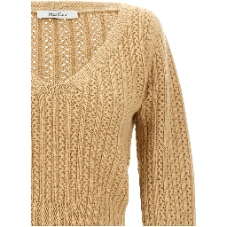 Beige Wool Cardigan