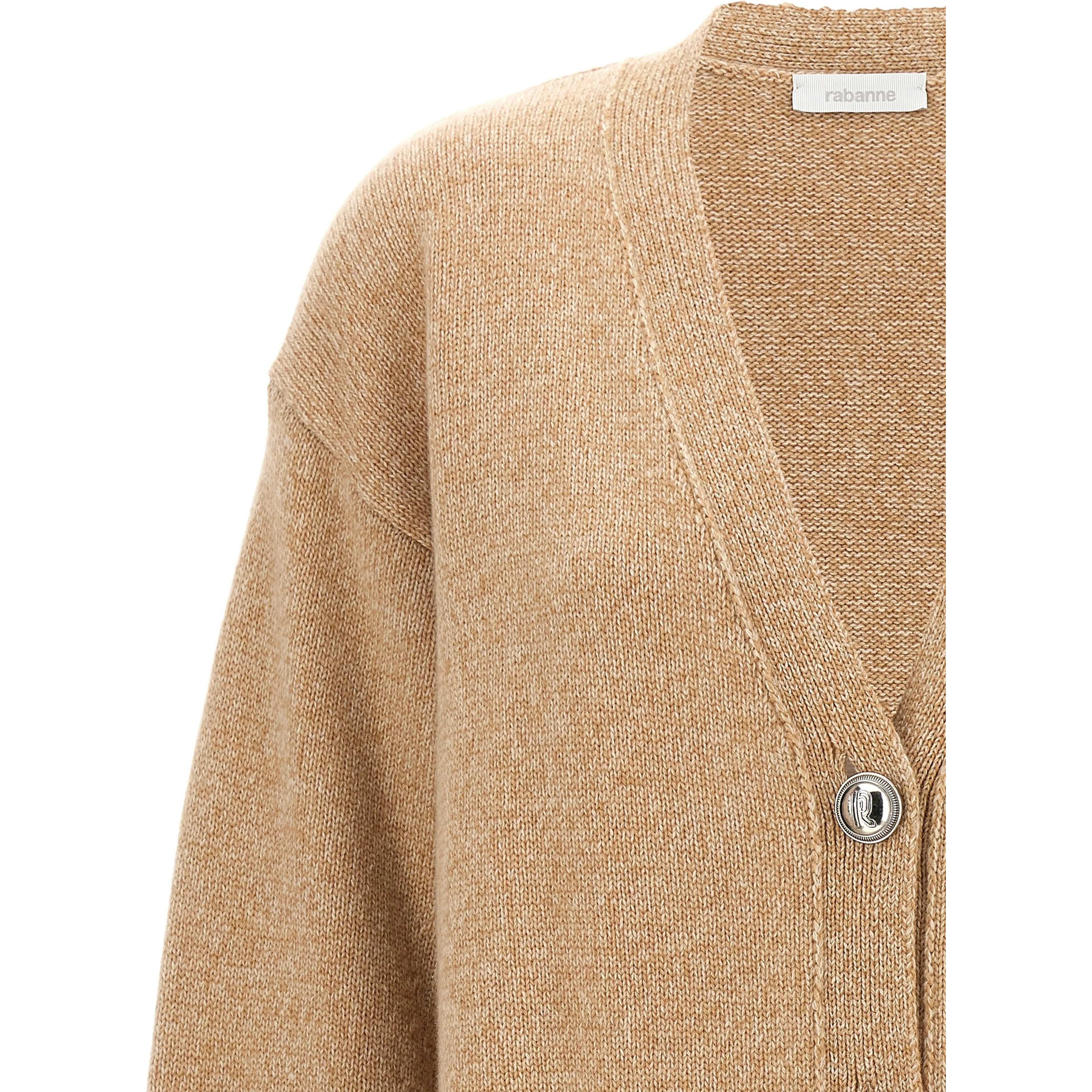 Beige Wool Cardigan