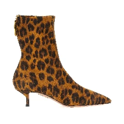 Multicolor Suede Leather Ankle Boots
