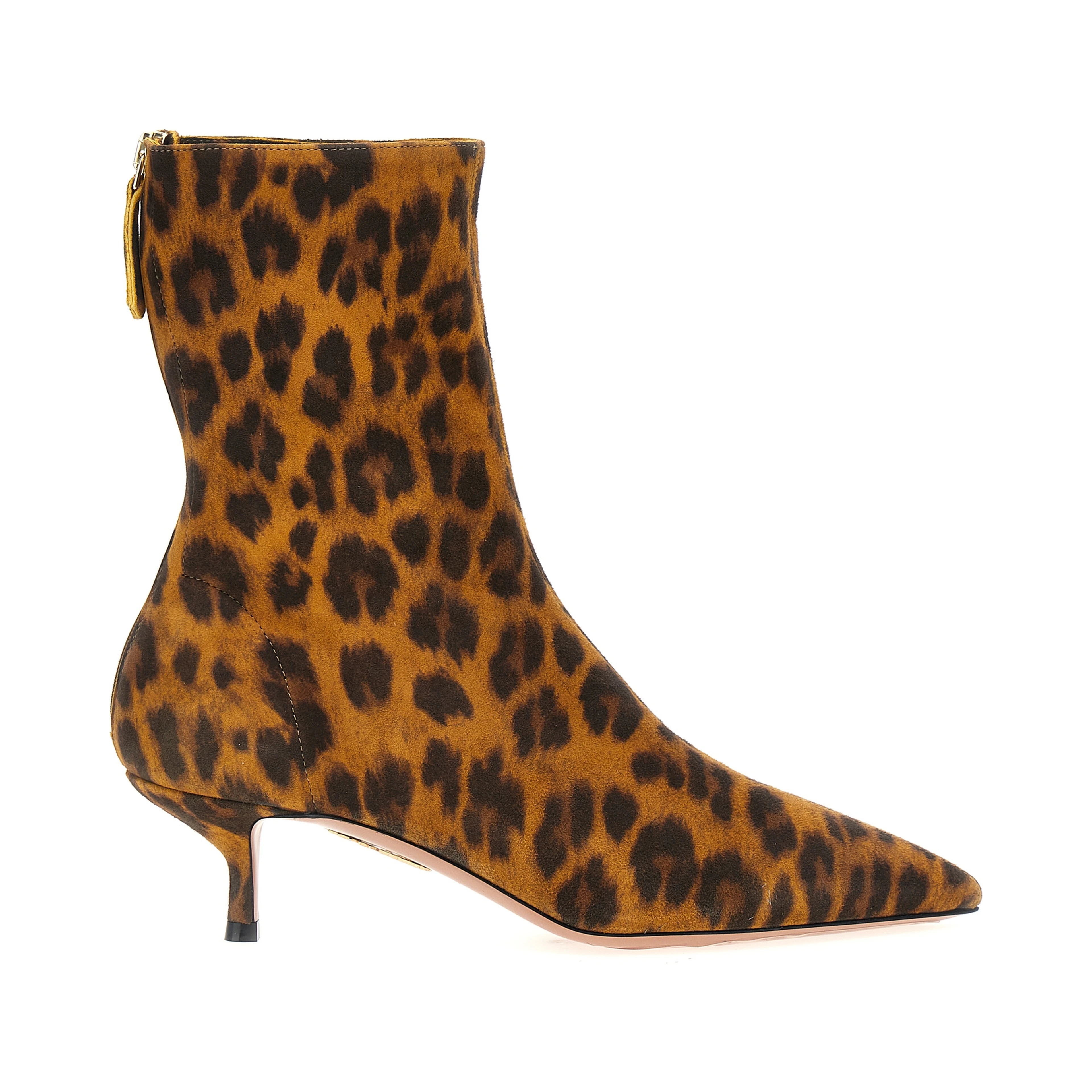 Multicolor Suede Leather Ankle Boots