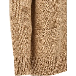 Beige Wool Cardigan
