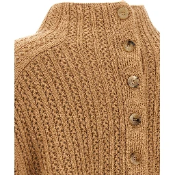 Beige Wool Cardigan