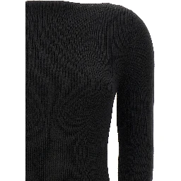 Black Wool Cardigan