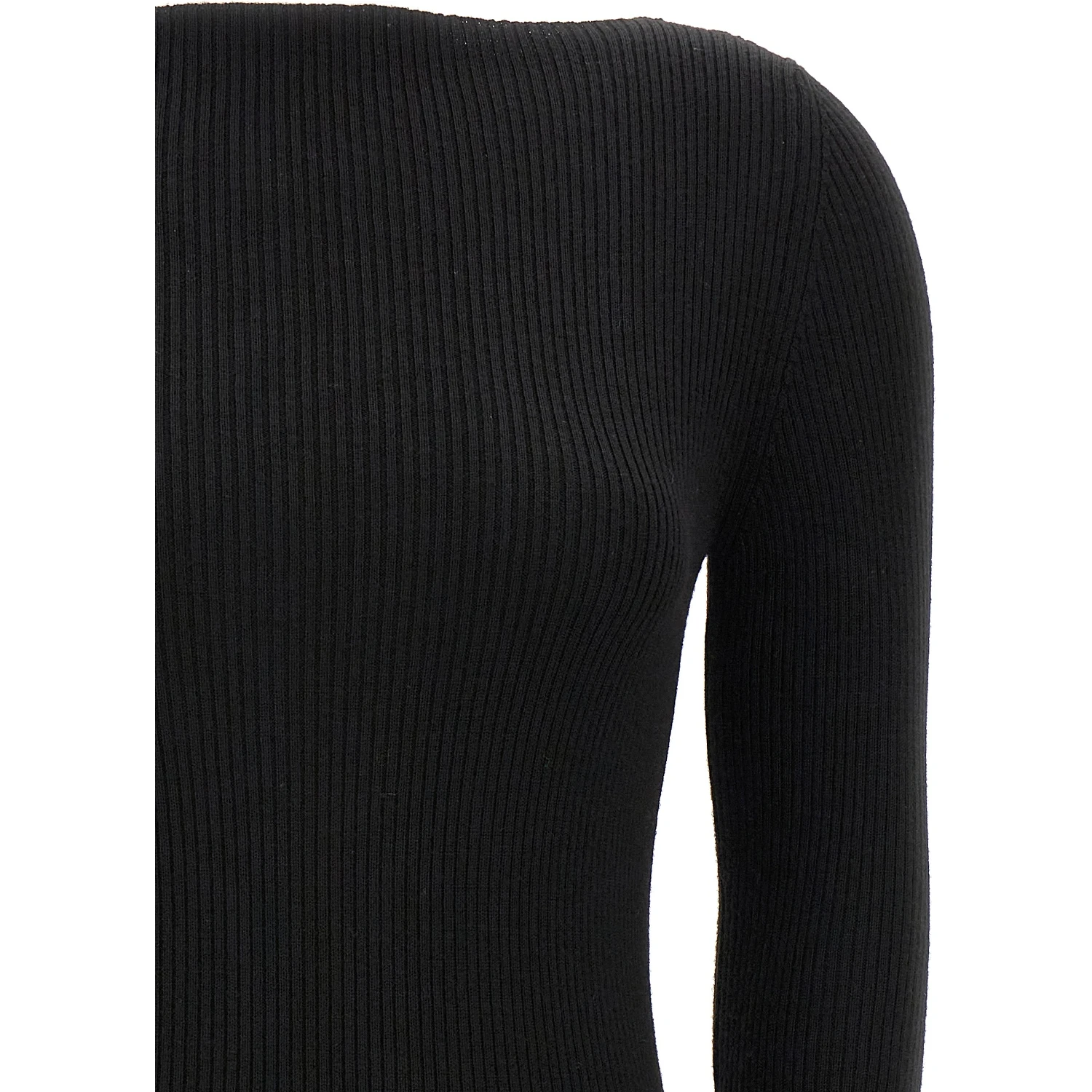 Black Wool Cardigan