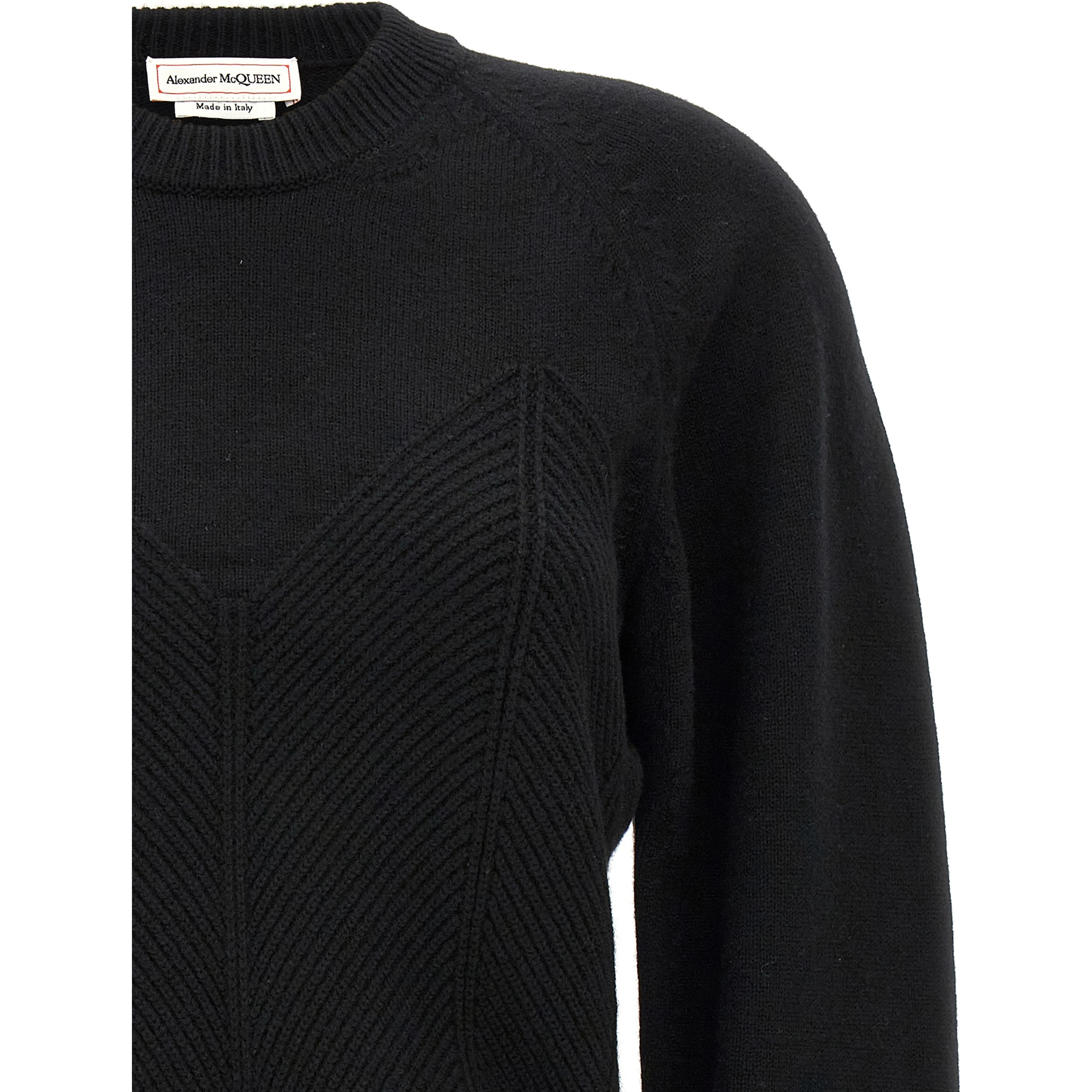 Black Wool Cardigan