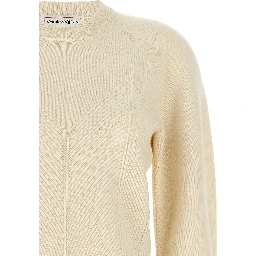 White Wool Cardigan