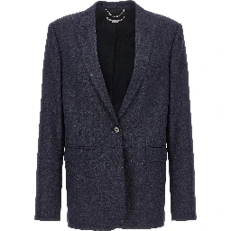Blue Viscose Blazer
