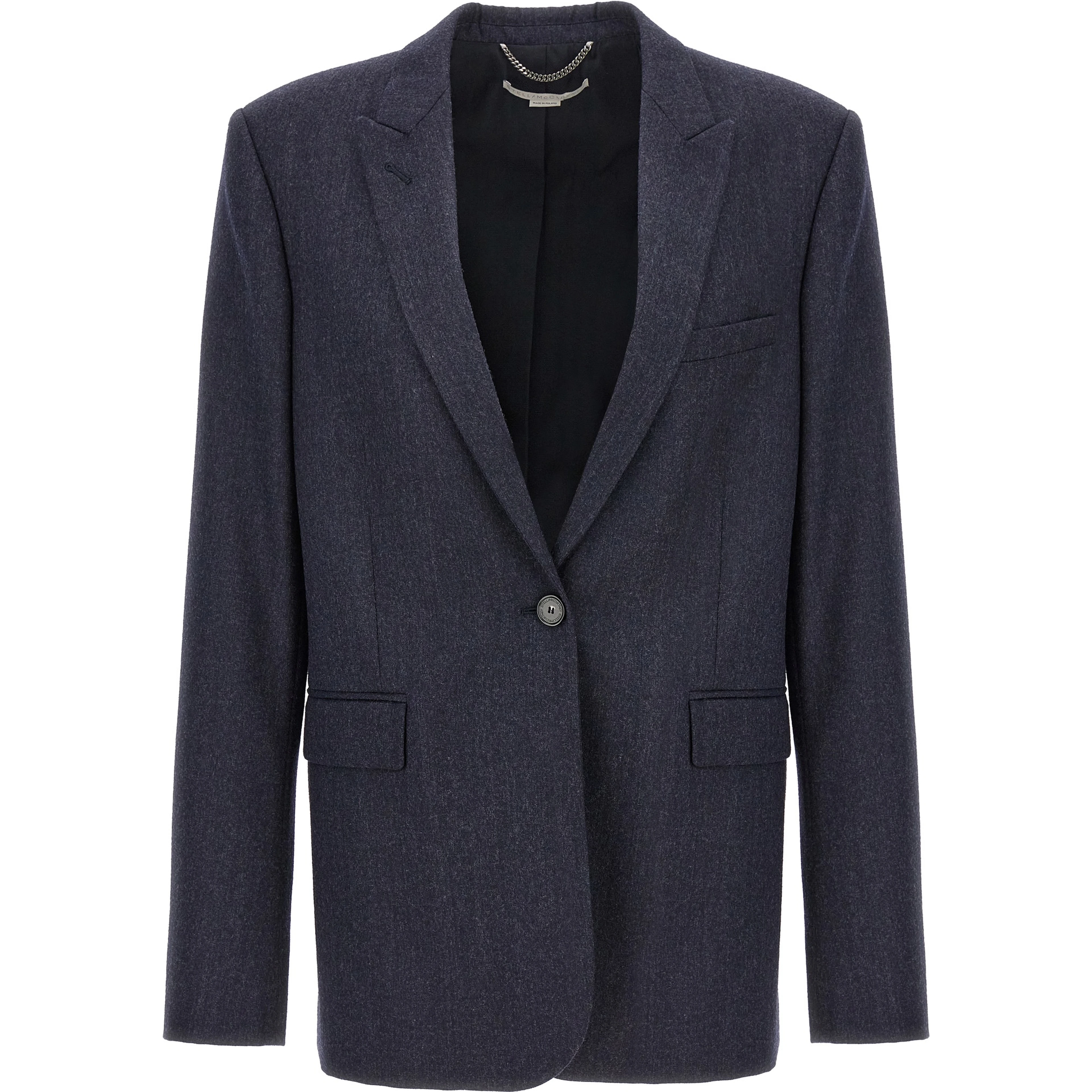 Blue Viscose Blazer