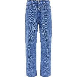 Blue Cotton Jeans Denim