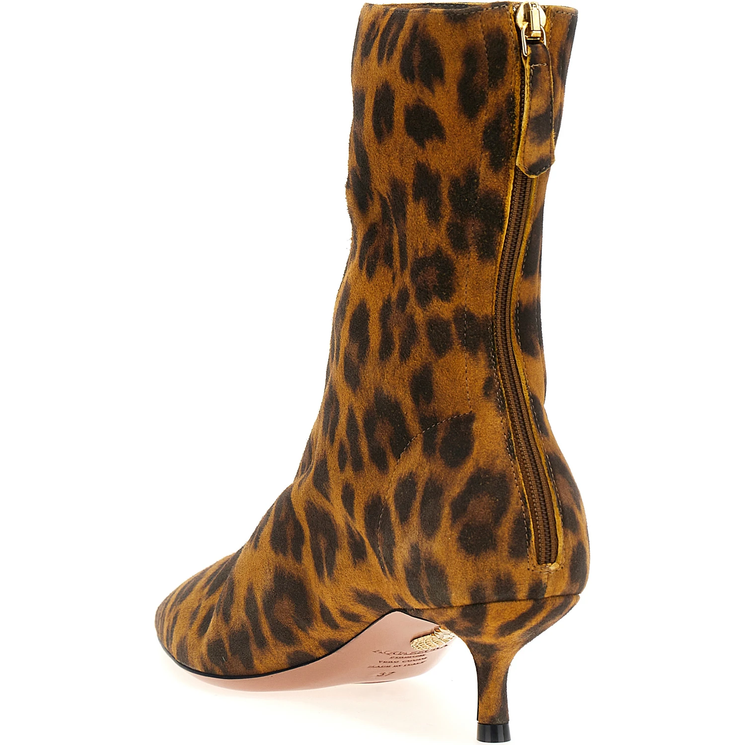 Multicolor Suede Leather Ankle Boots