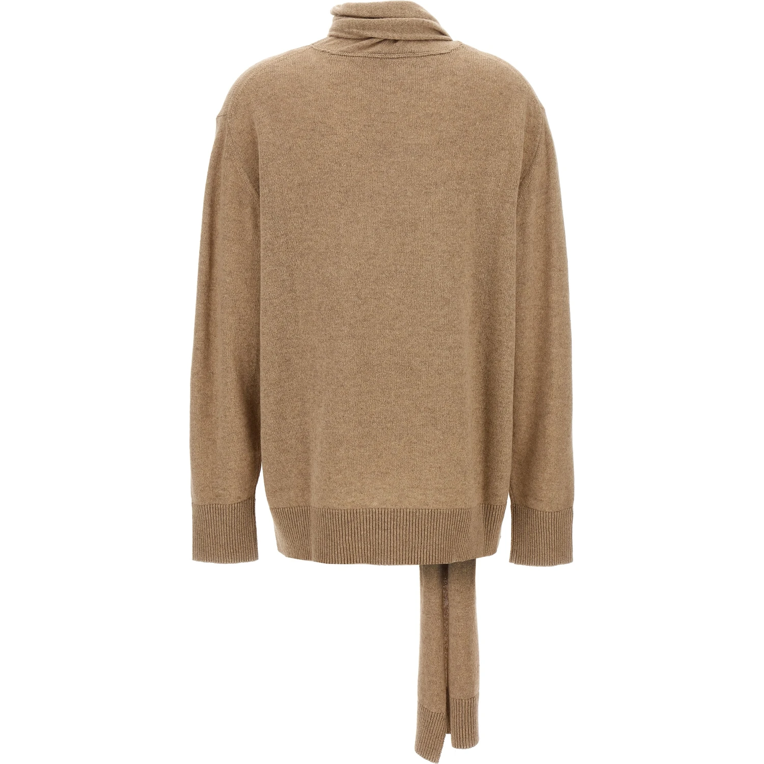 Beige Cashmere Cardigan