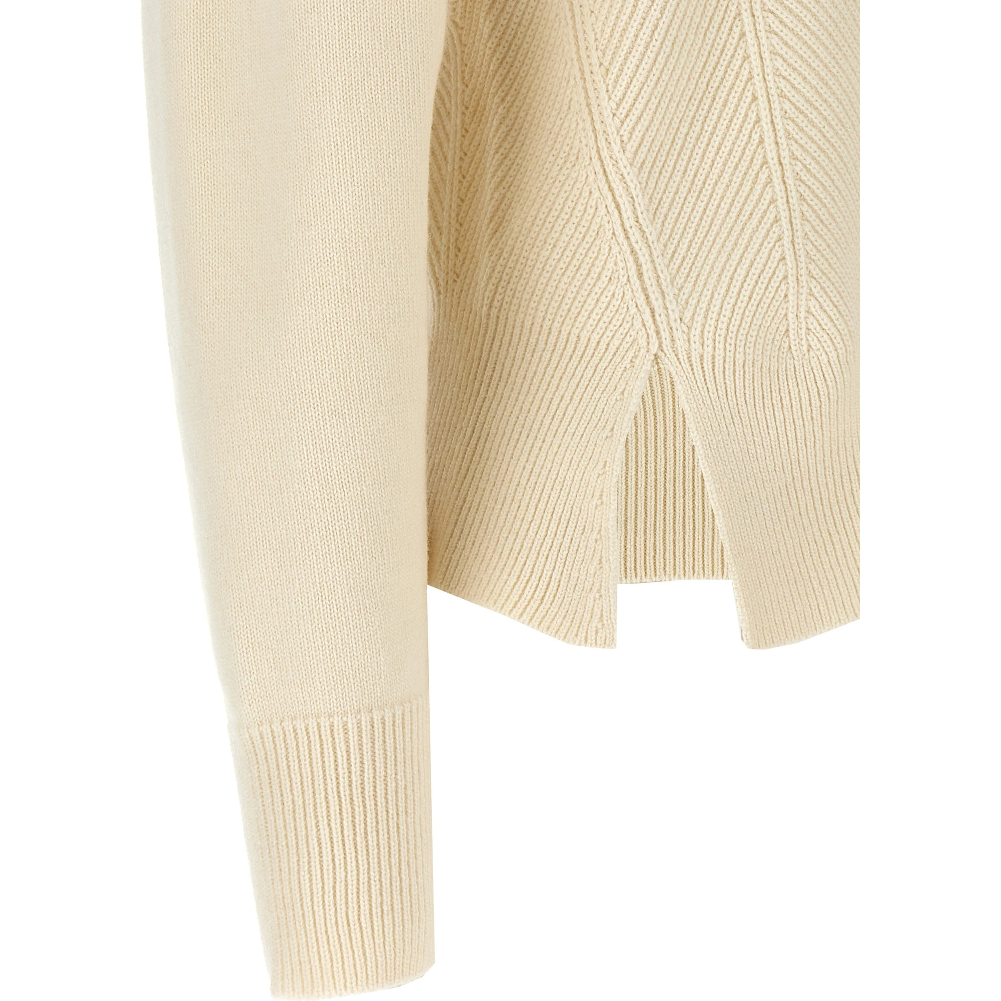 White Wool Cardigan