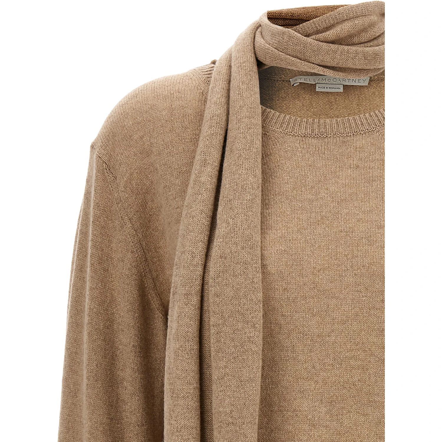 Beige Cashmere Cardigan