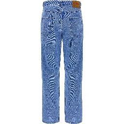 Blue Cotton Jeans Denim
