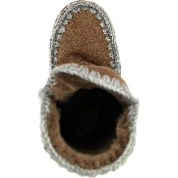 Brown Lamb Leather Over The Knee
