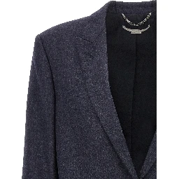 Blue Viscose Blazer