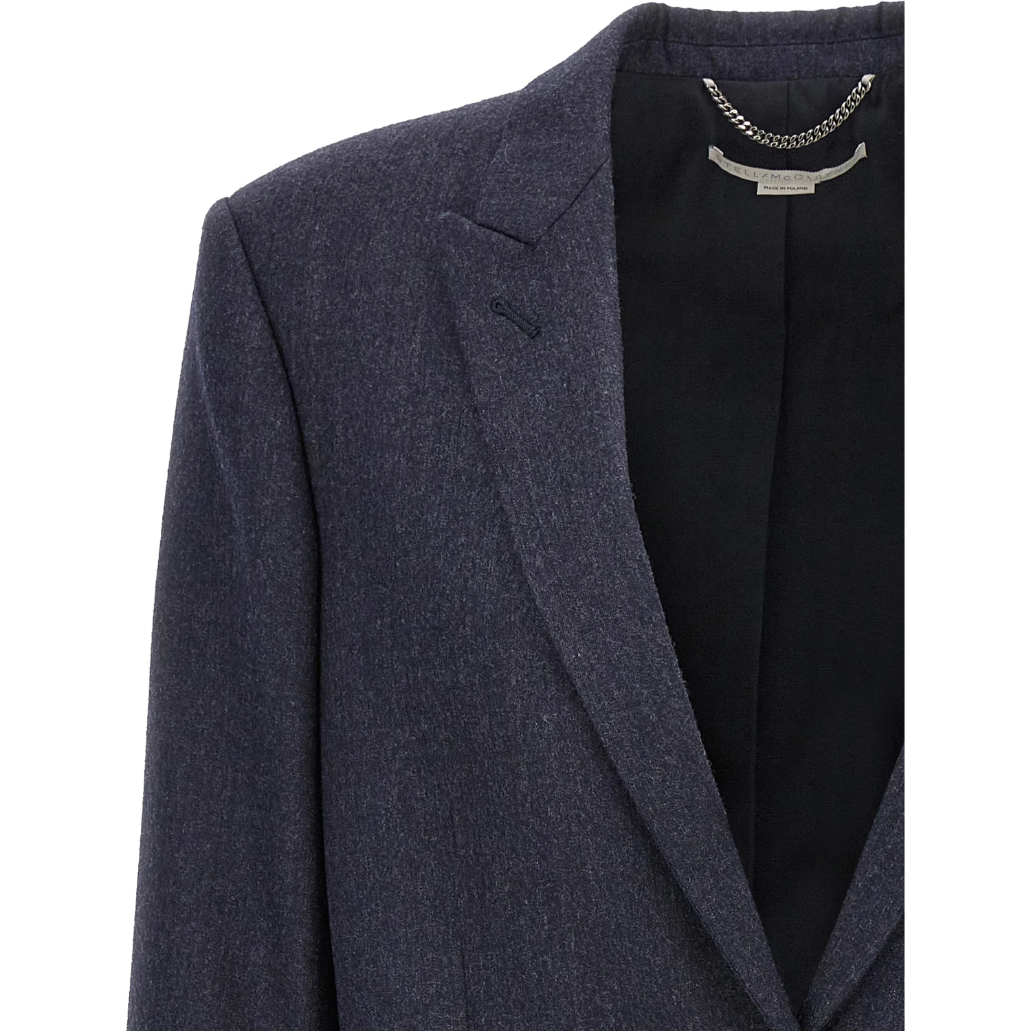 Blue Viscose Blazer