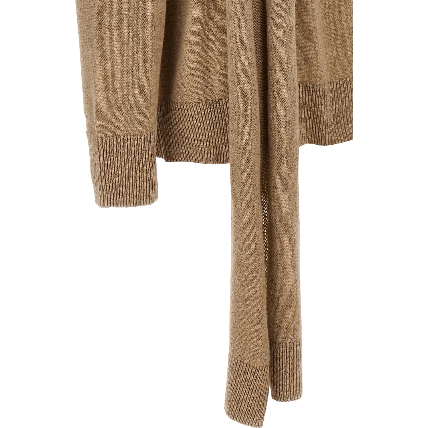 Beige Cashmere Cardigan