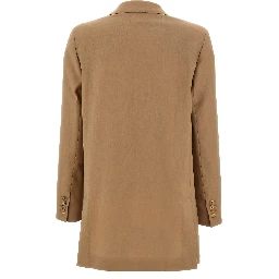 Beige Virgin Wool Blazer