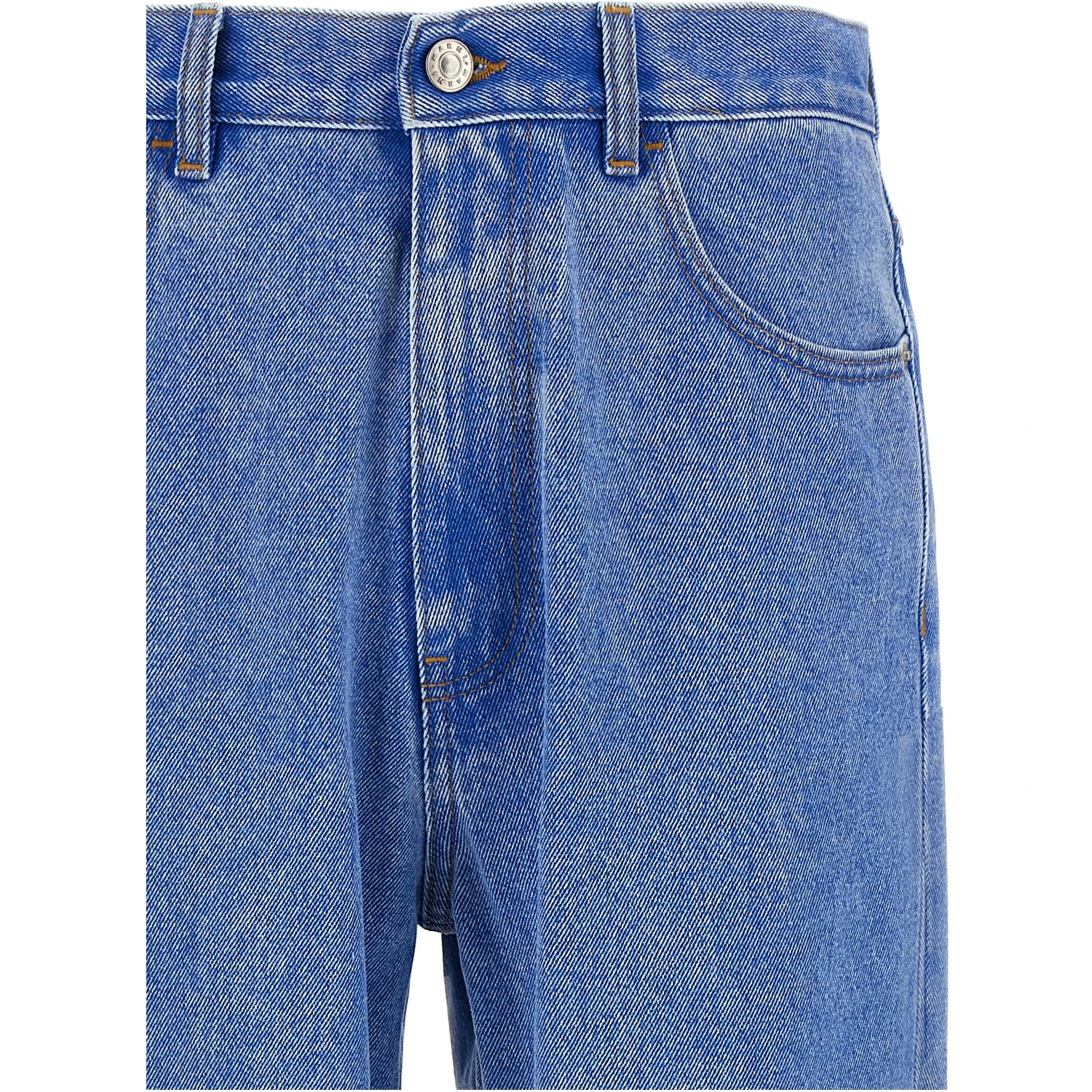 Blue Cotton Jeans Denim