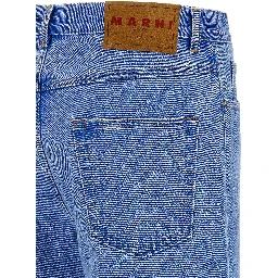 Blue Cotton Jeans Denim