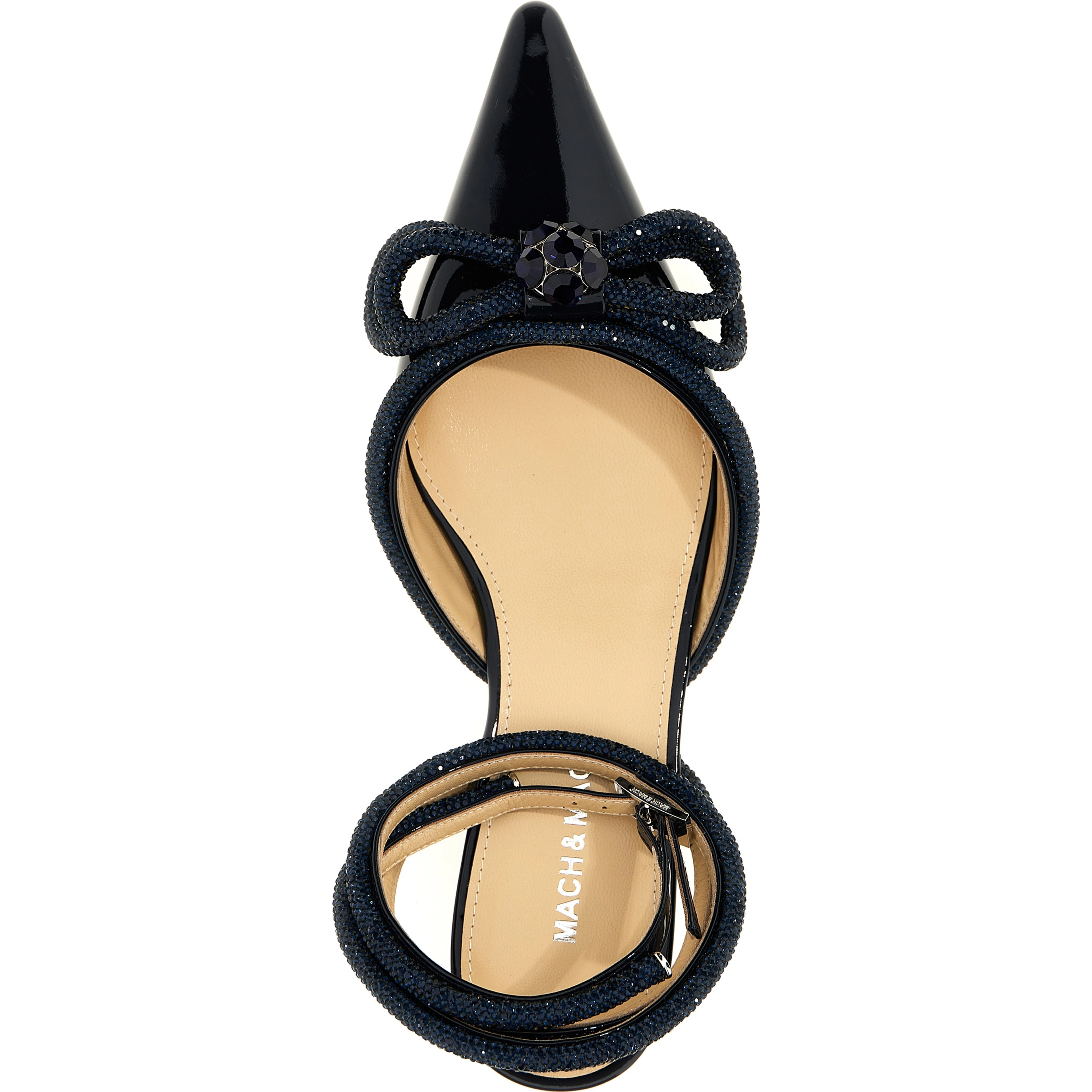 Blue Calfskin Ballet Flats