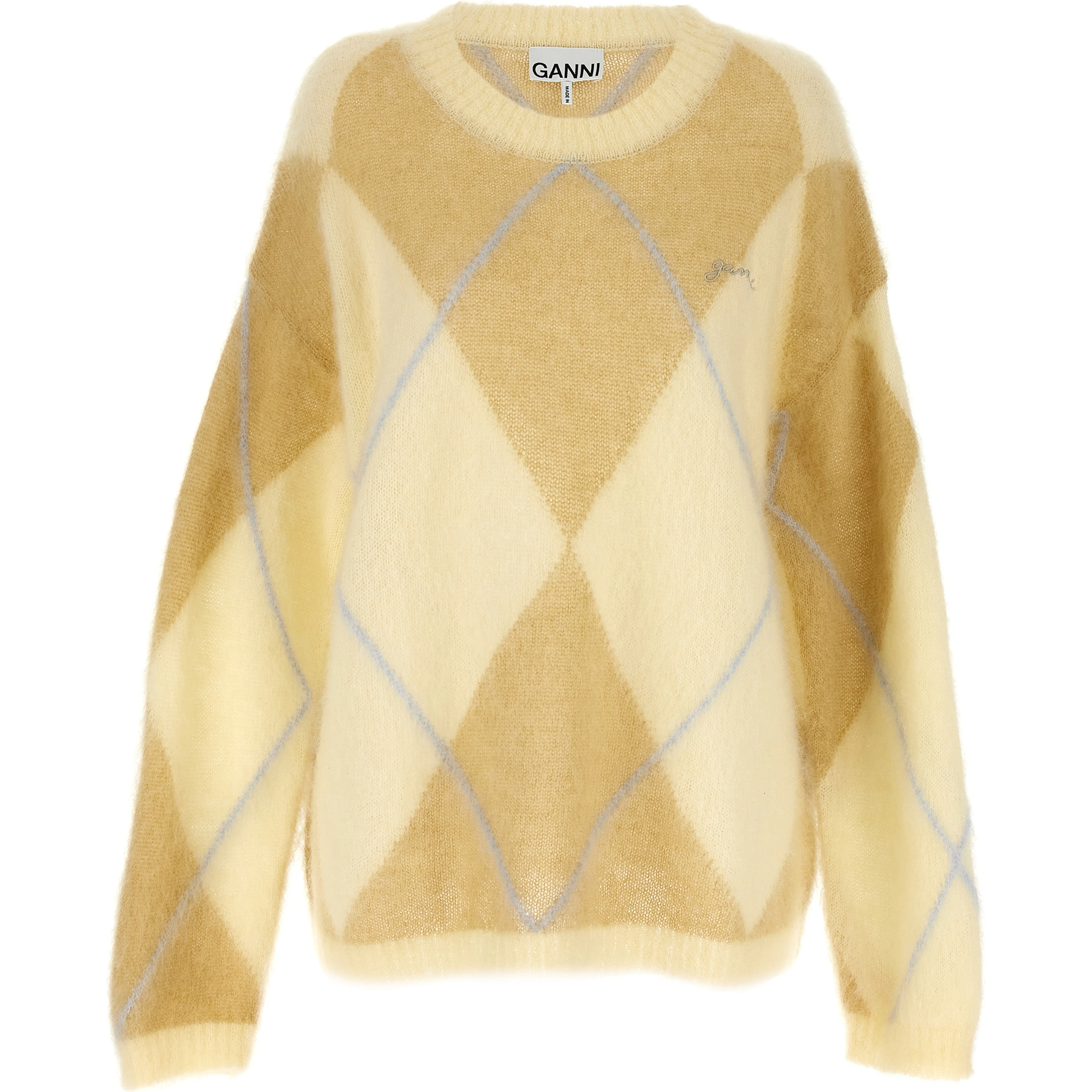Bicolor Wool Cardigan