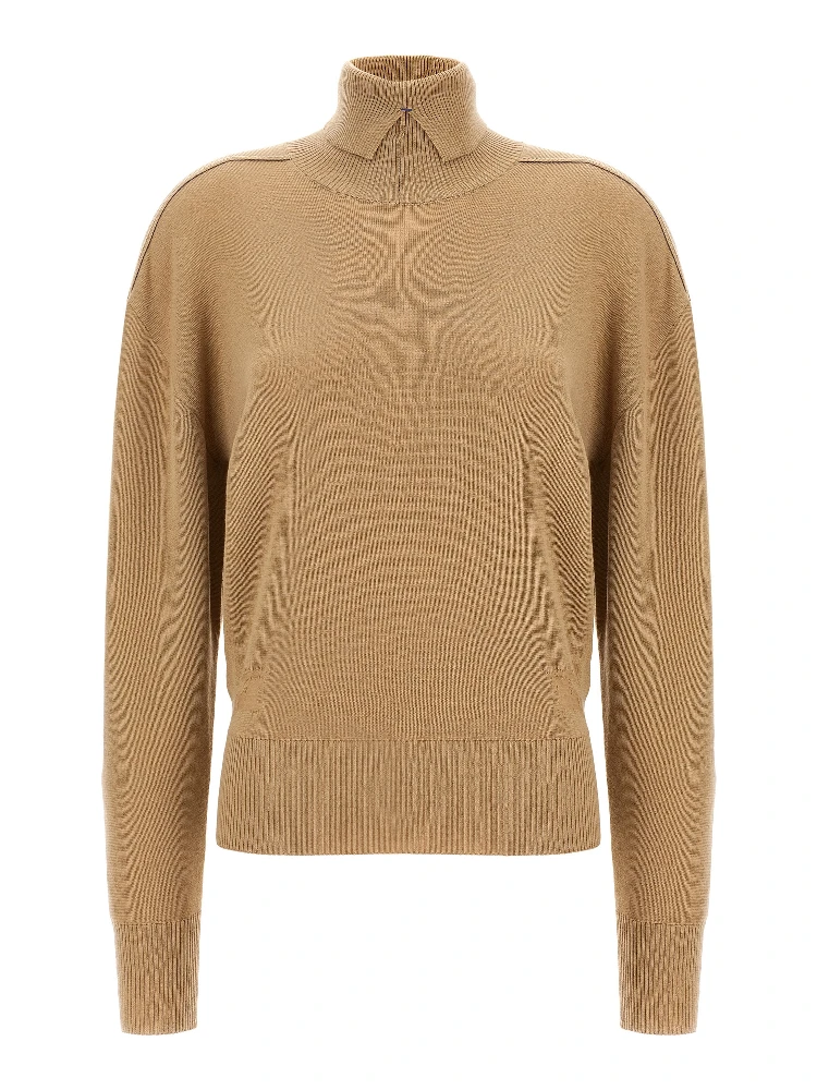 Beige Wool Cardigan