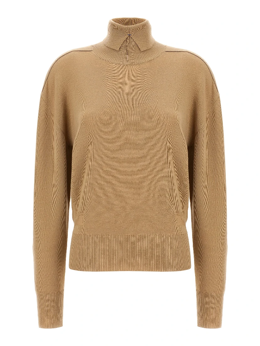 Beige Wool Cardigan