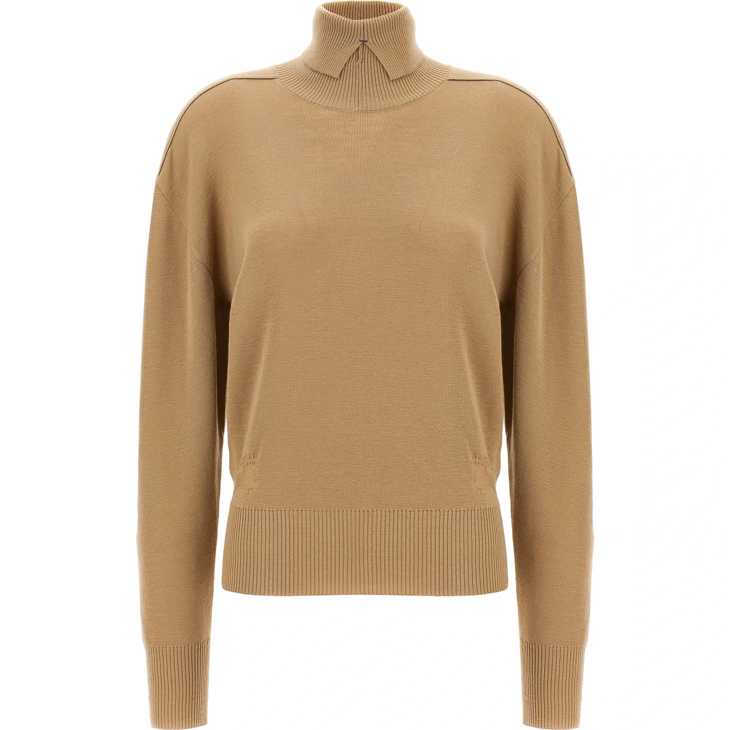 Beige Wool Cardigan