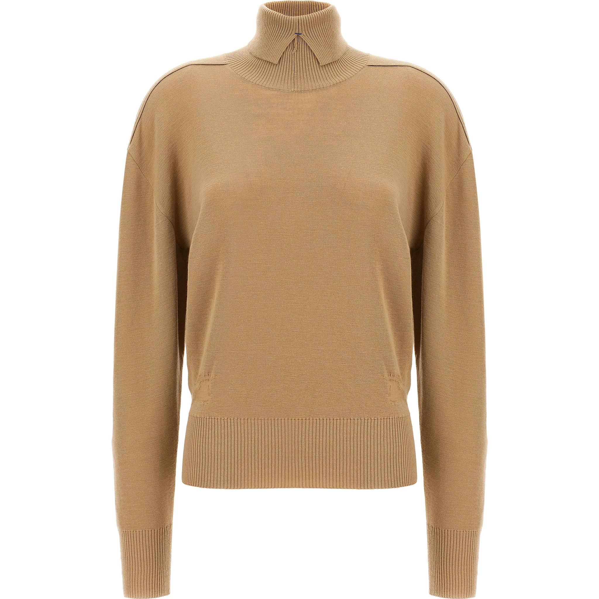 Beige Wool Cardigan