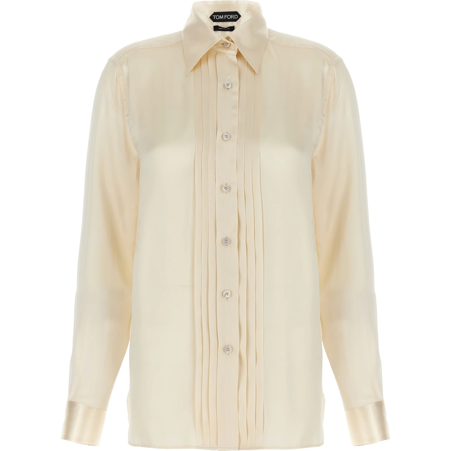White Silk Blouse