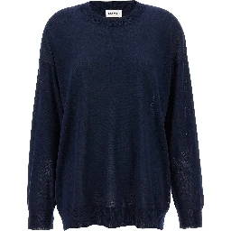 Blue Wool Cardigan