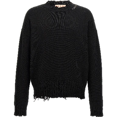Black Cotton Cardigan