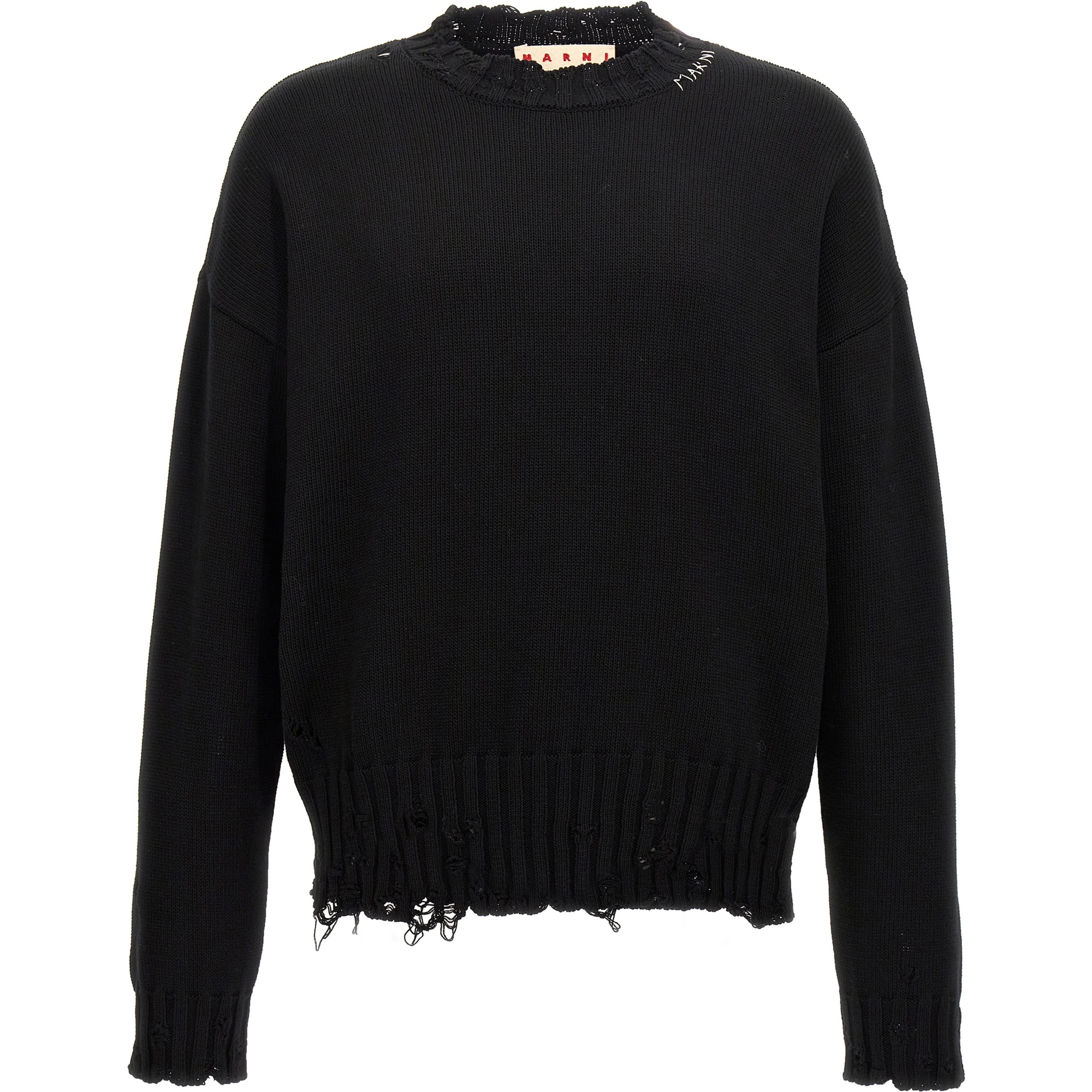 Black Cotton Cardigan