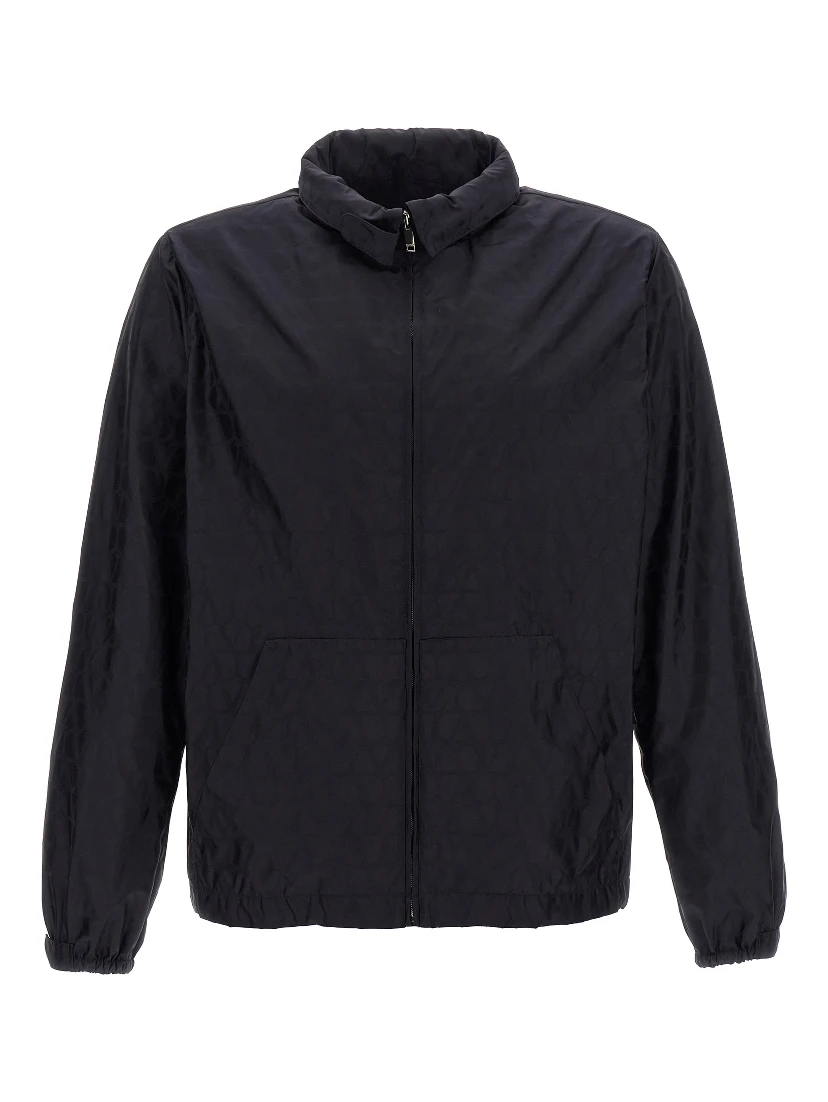 Blue Polyamide Shell Jacket