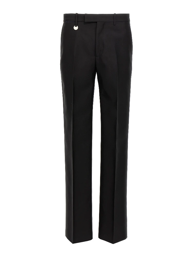 Black Virgin Wool Dress Pants