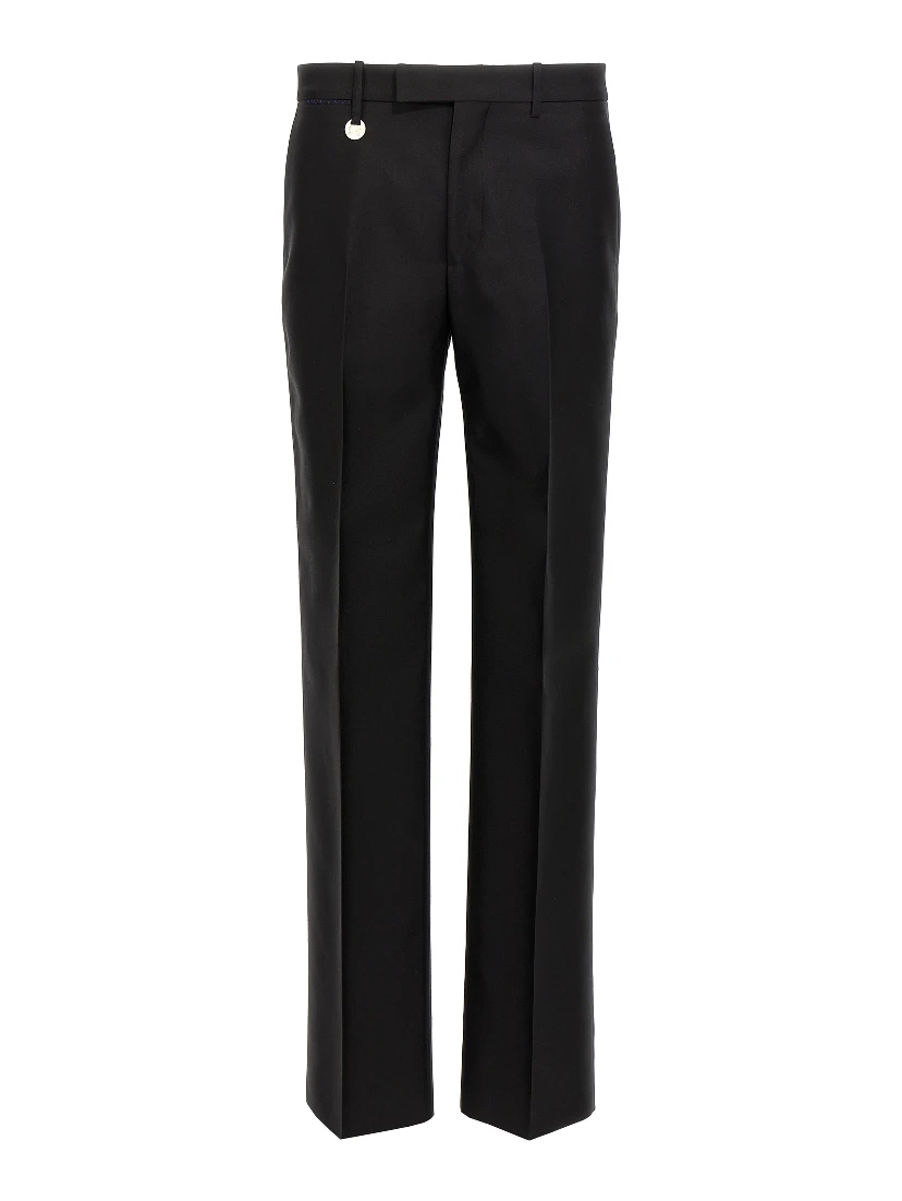Black Virgin Wool Dress Pants
