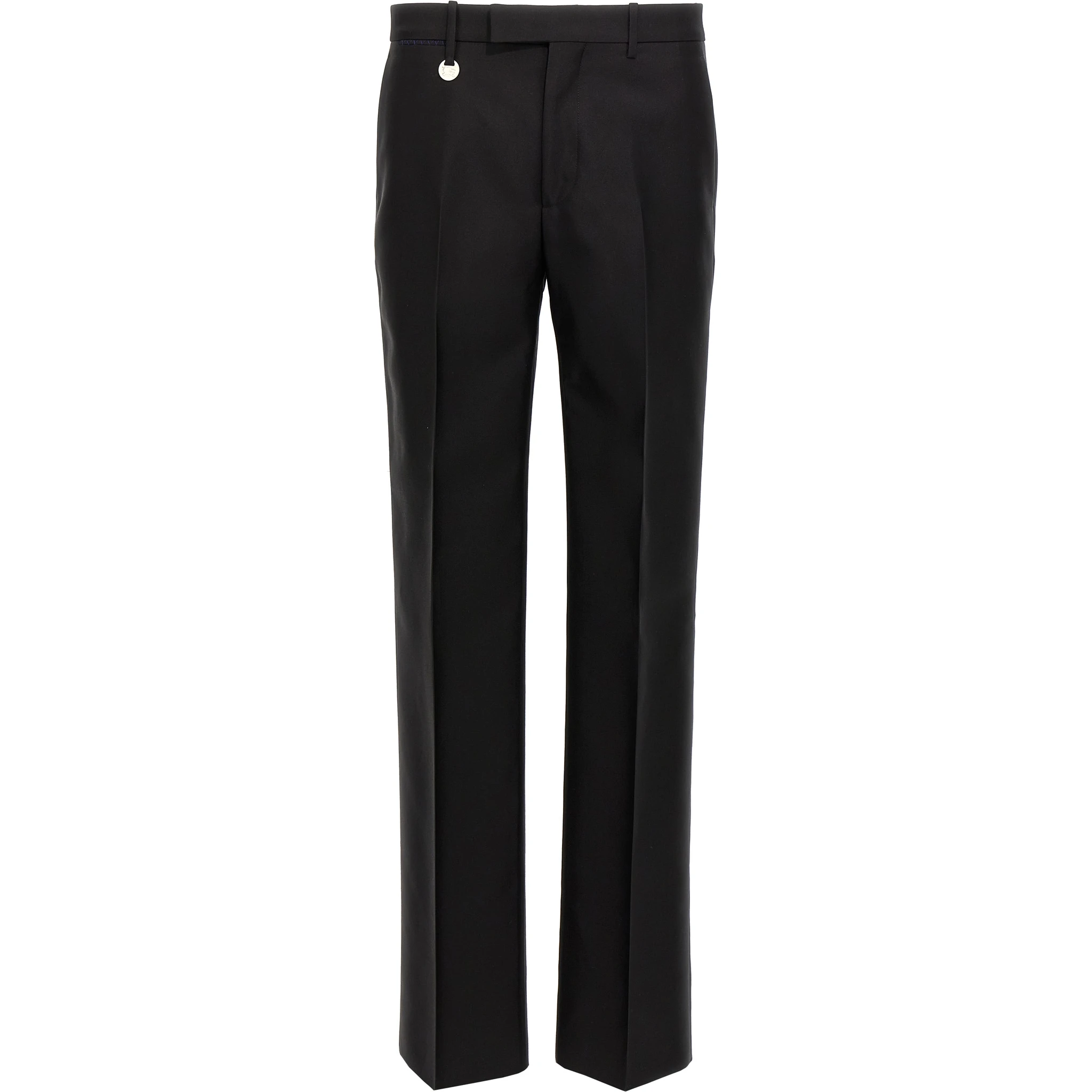 Black Virgin Wool Dress Pants