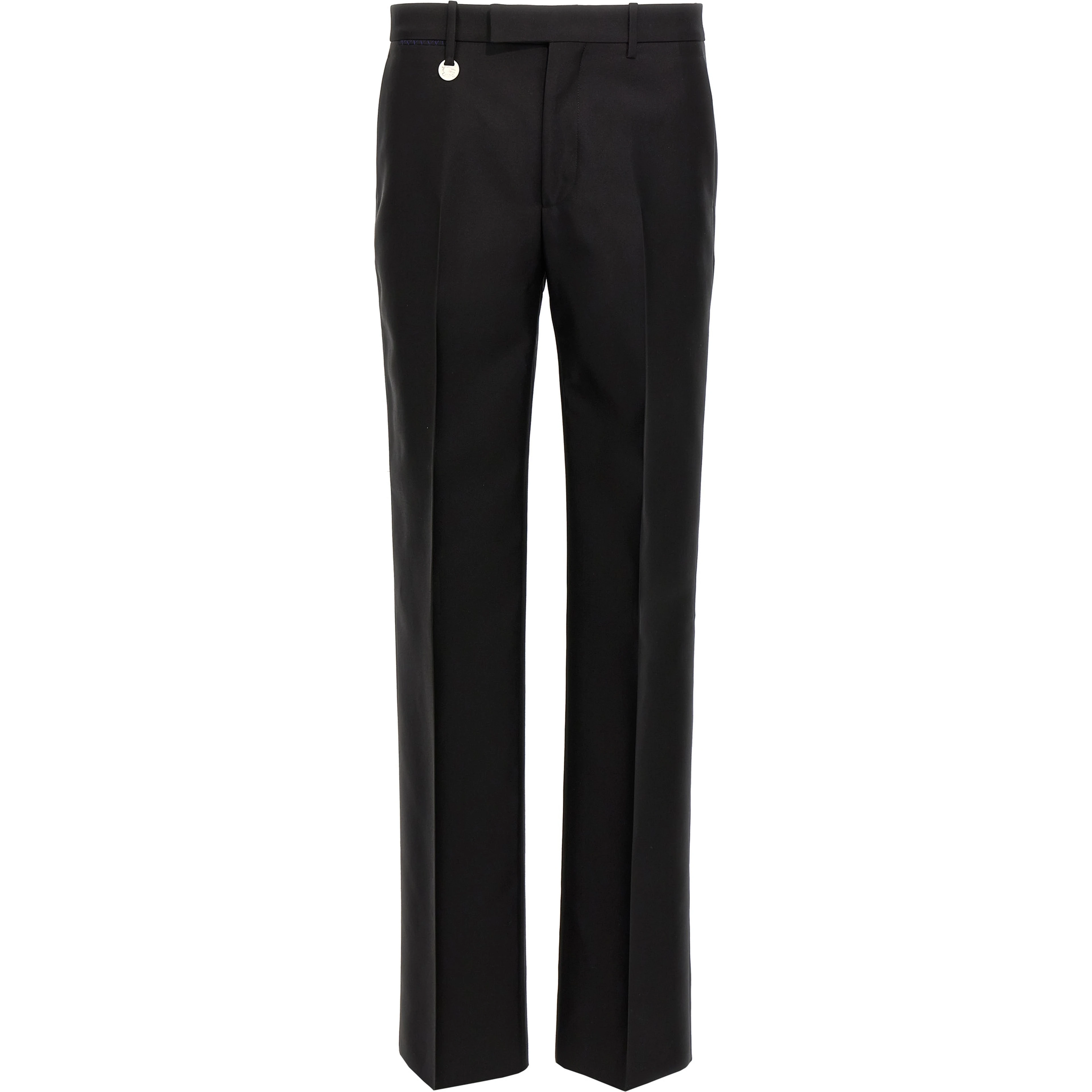 Black Virgin Wool Dress Pants
