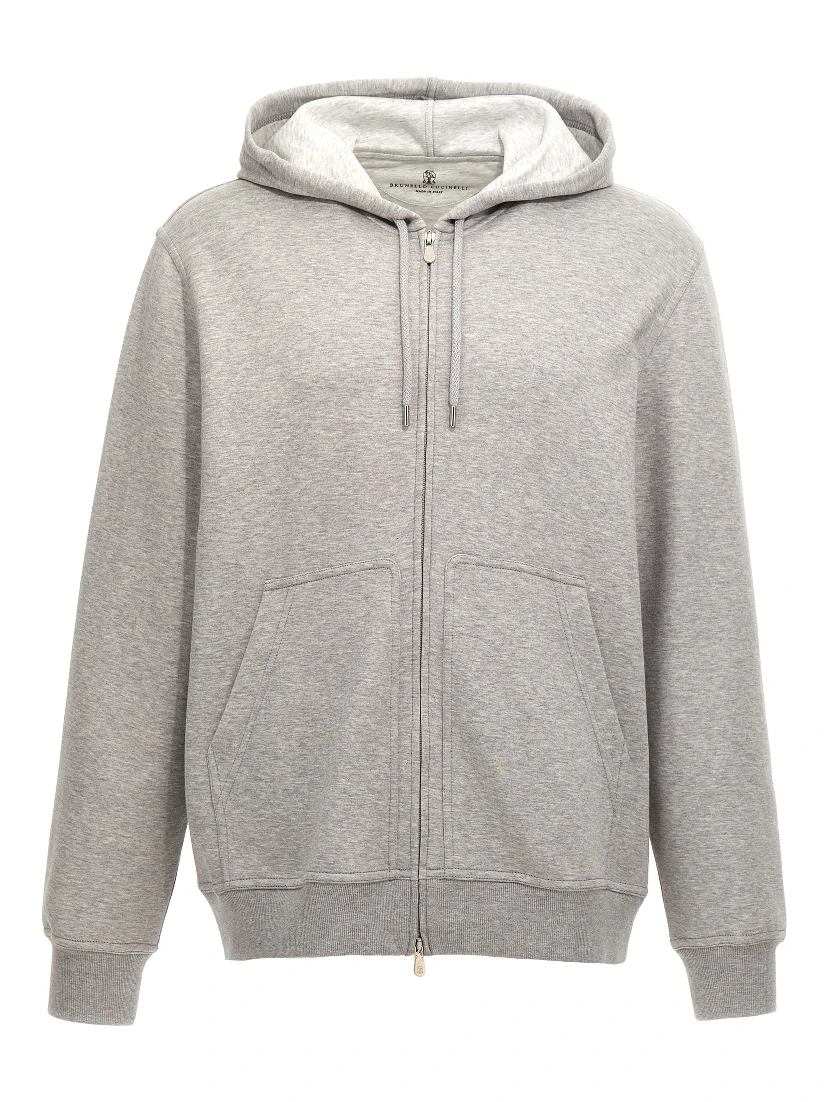 Gray Cotton Sweatshirt