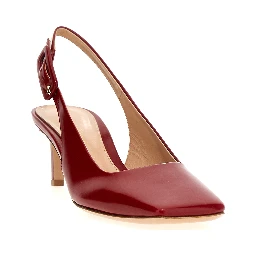 Multicolor Goatskin Mid Heel Pumps