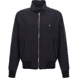 Blue Elastane Bomber